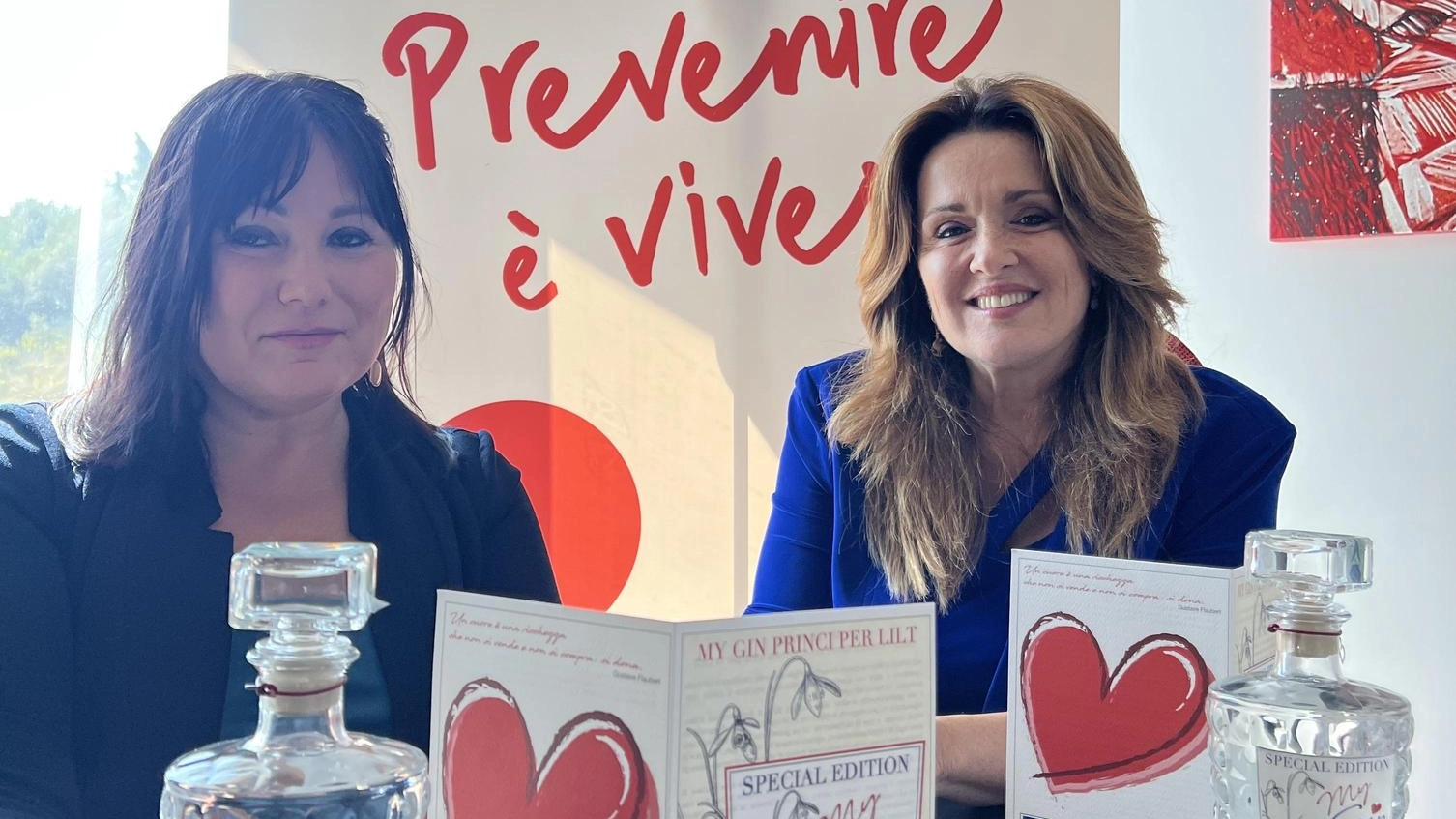 Il gin ’col cuore’. Trenta bottiglie a favore della Lilt Il gin ’col cuore’. Trenta bottiglie a favore della Lilt