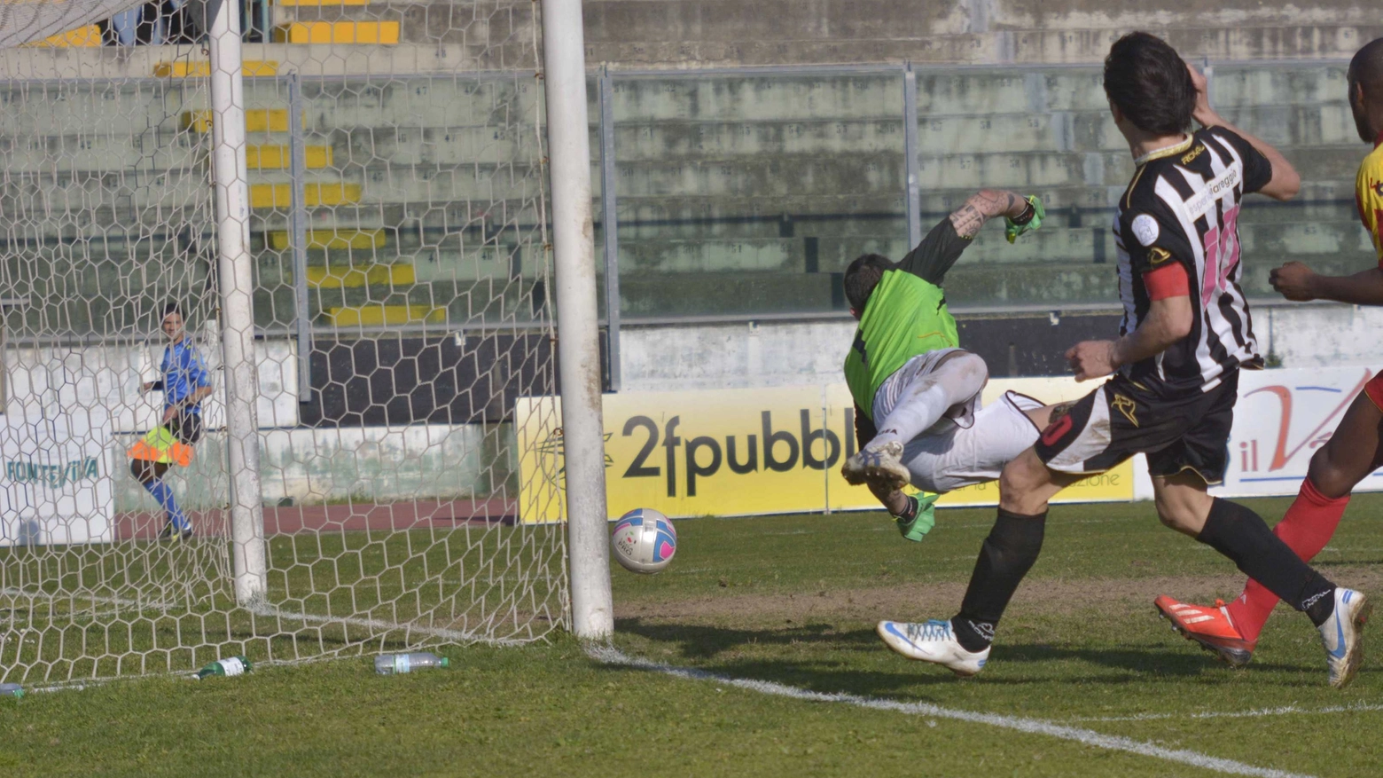 Un gol dell'Esperia durante la scorsa stagione (Umicini)
