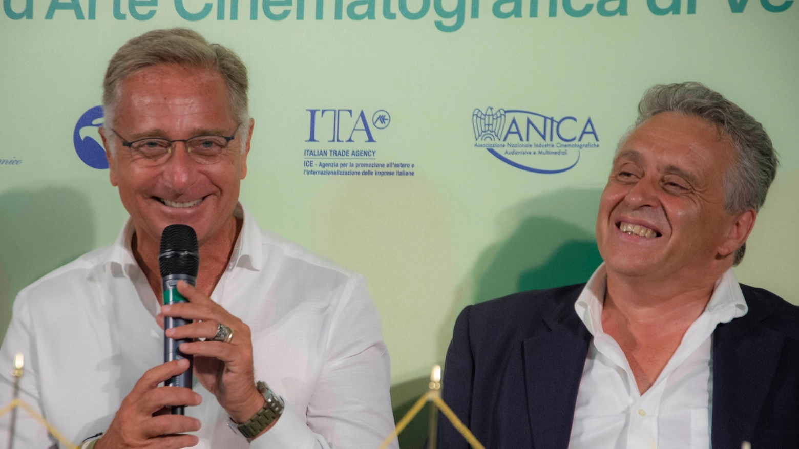 Paolo Bonolis e Massimo Pieraccini