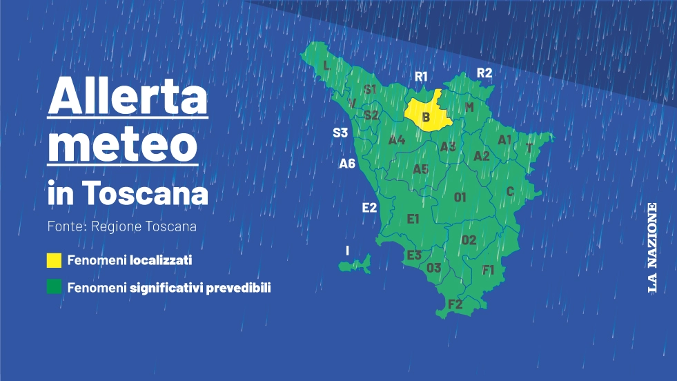 Allerta meteo per martedì 21 novembre