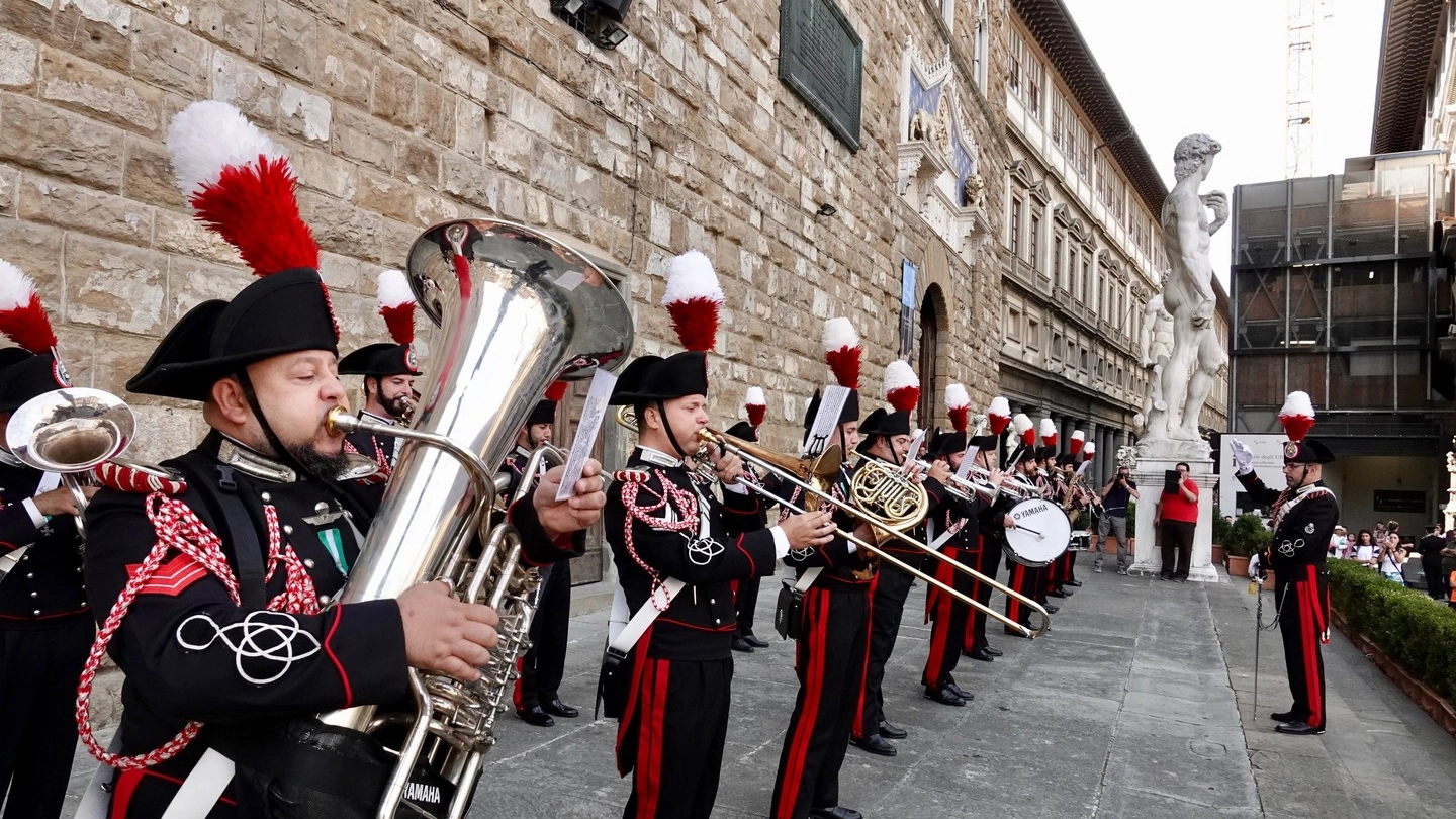 La fanfara dei carabinieri (Gianluca Moggi / New Press Photo)