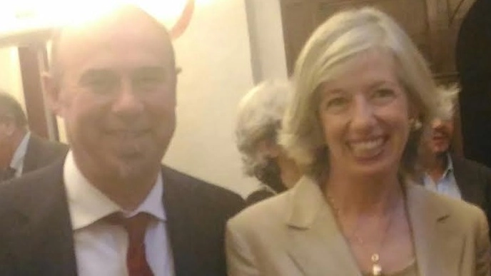 Il ministro Stefania Giannini con il direttore del conservatorio livornese Stefano Guidi