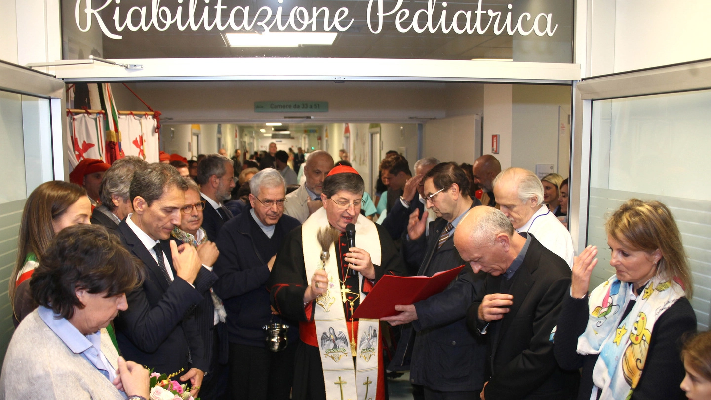 Inaugurato, al Don Gnocchi, il centro di riabilitazione pediatrica (Foto NewPressPhoto)