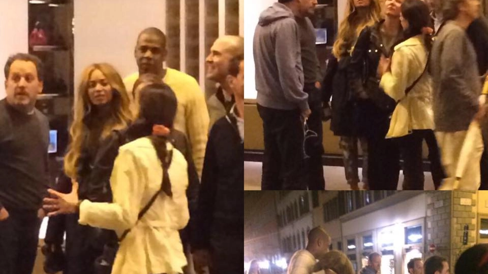 Beyoncé e Jay Z a Firenze (foto Beyoncé tribe Italia)