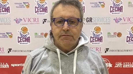 Gianni Montemurro, allenatore del Basket Cecina