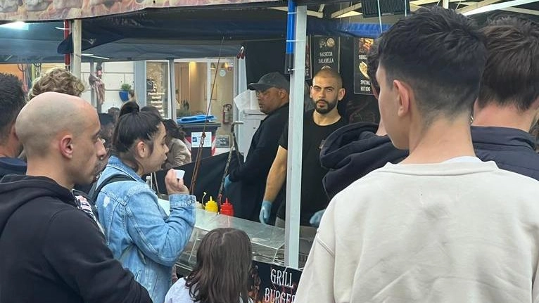 La manifestazione organizzata in piazza Andrea (o piazza Belfiore)