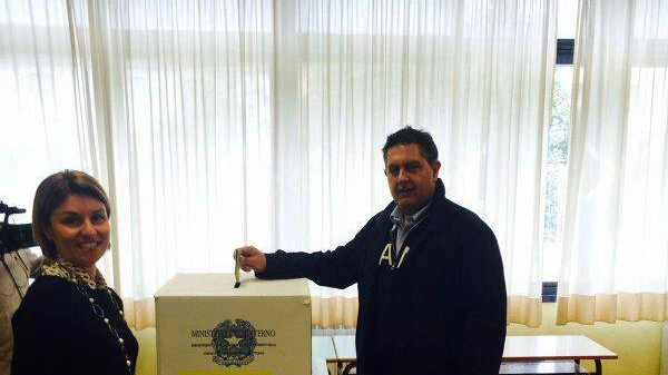Il presidente Toto ha votato ad Ameglia