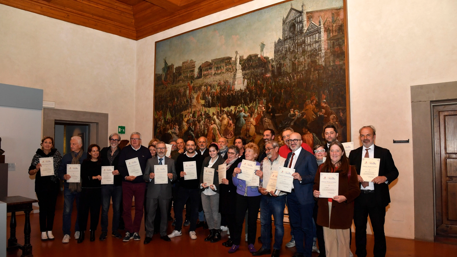 Il momento della premiazione