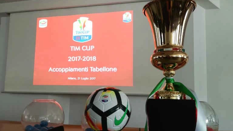 Varato il tabellone della Coppa Italia (foto dal sito della Lega di Serie A)