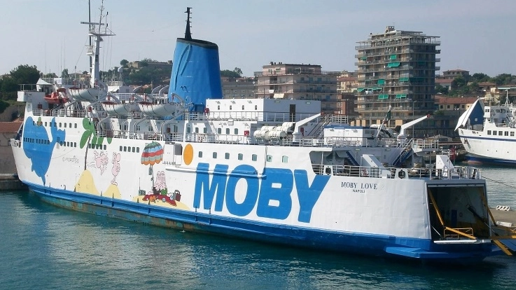 Una nave della Moby
