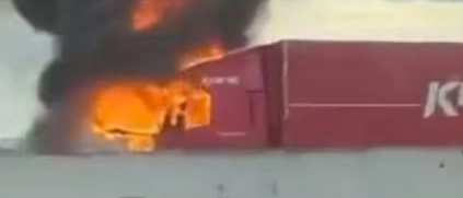 Tir in fiamme sulla autostrada A1, traffico in tilt