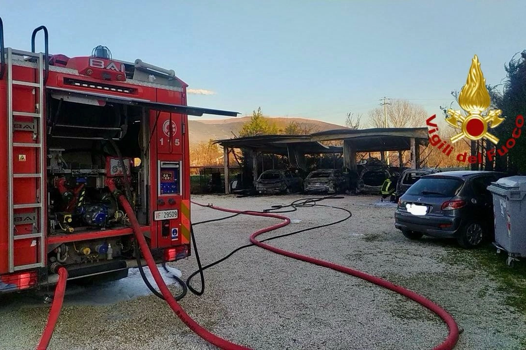 Le auto danneggiate