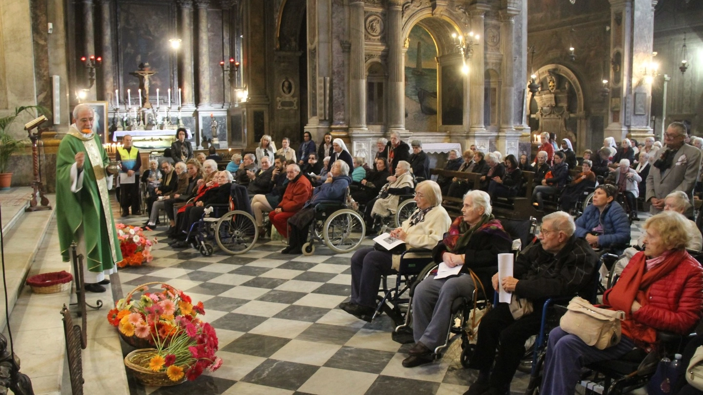 La festa di S. Abramo in Ss. Annunziata (foto Umberto Visintini/New Pressphoto)