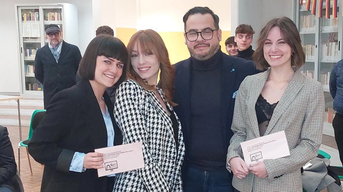 Un momento della premiazione Un momento della premiazione