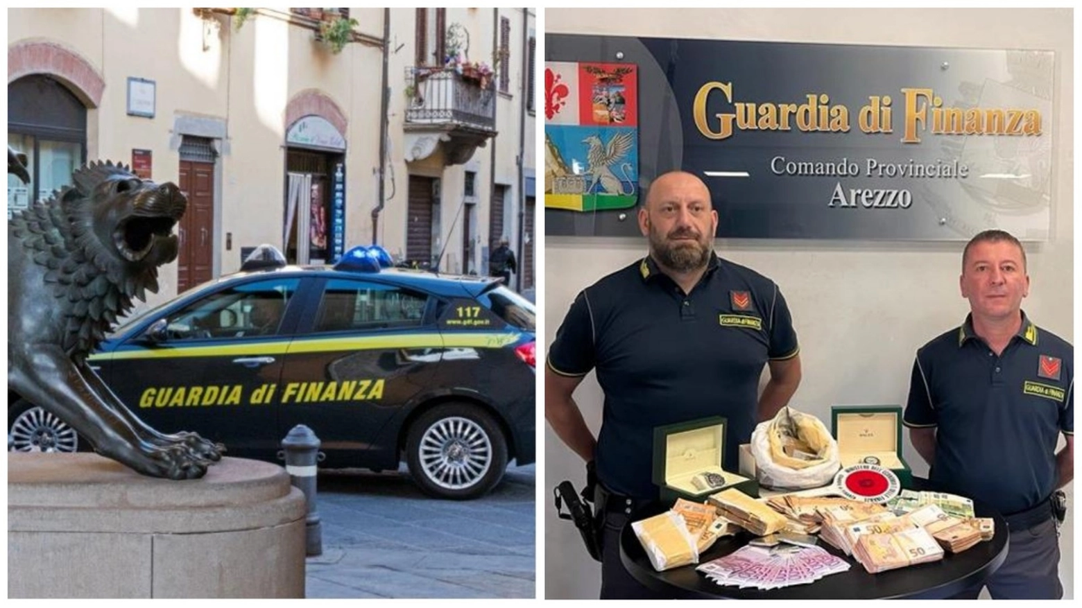 Maxi operazione della Guardia di finanza. Perquisizioni e sequestri anche a Pisa, Terni e Lucca