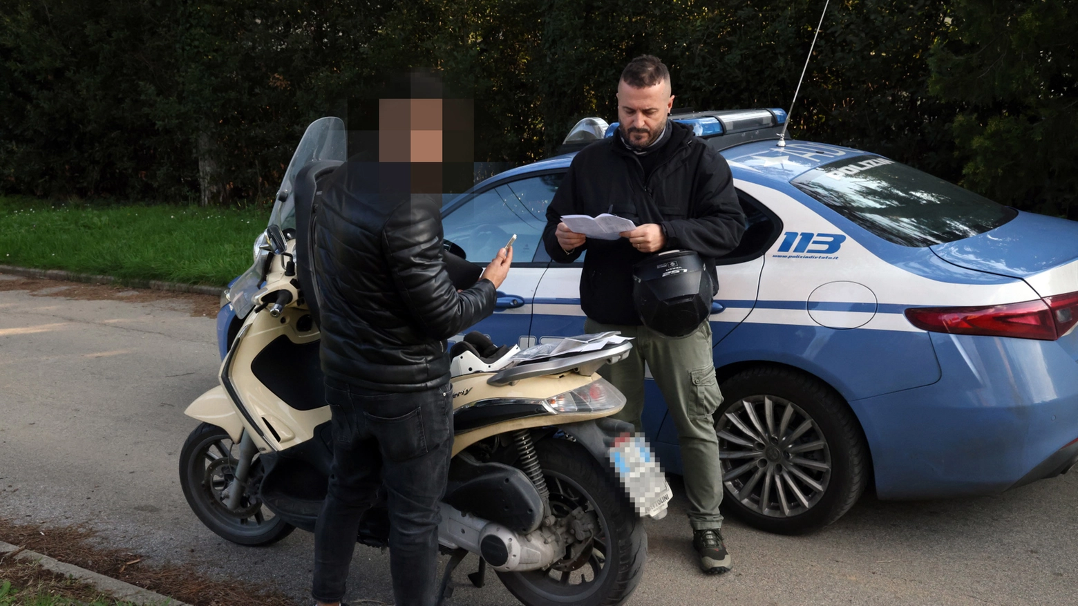 Motorini rubati, i controlli della polizia Motorini rubati, i controlli della polizia