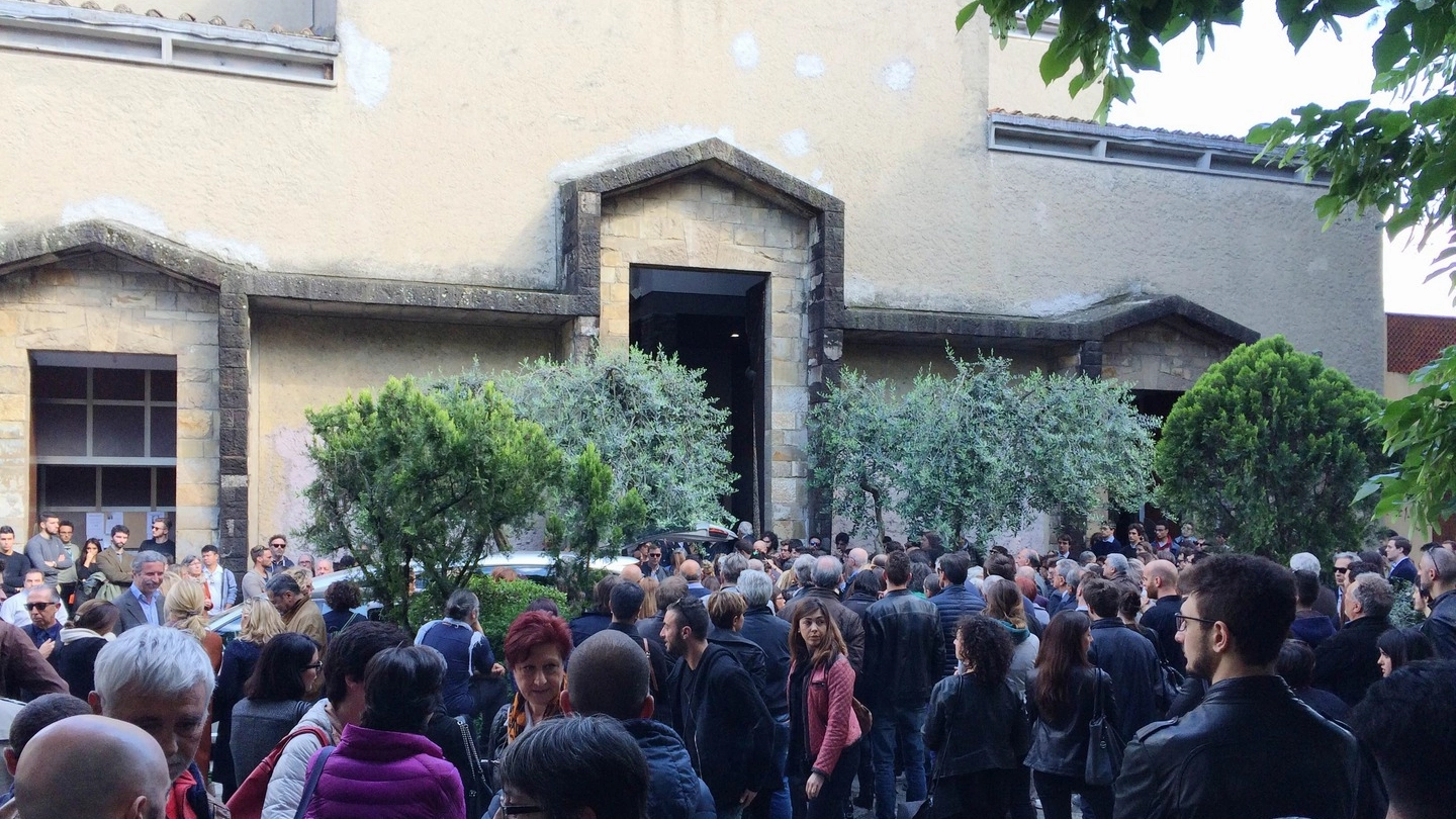 Il funerale di Lorenzo Borella (Marco Mori/New Press Photo)