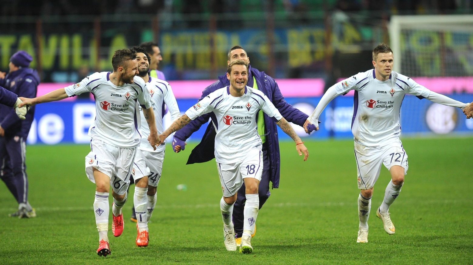 Inter-Fiorentina, i viola esultano