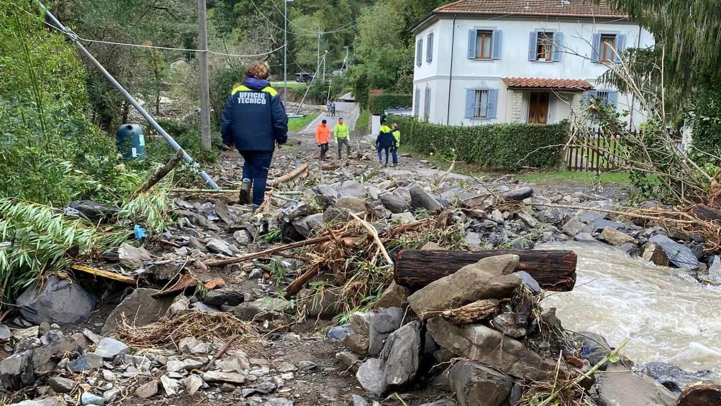 I Comuni di Vaiano, Vernio e Cantagallo, in Val di Bisenzio, territorio del Pratese, colpiti dal maltempo