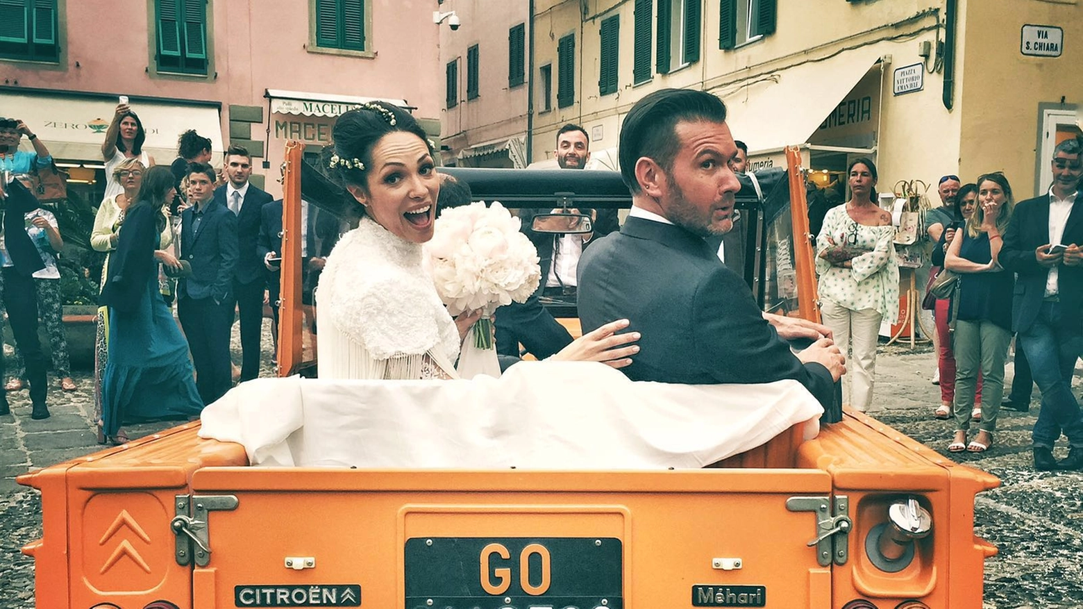 Andrea Mariano e Lavinia Biancalani sposi all'Elba