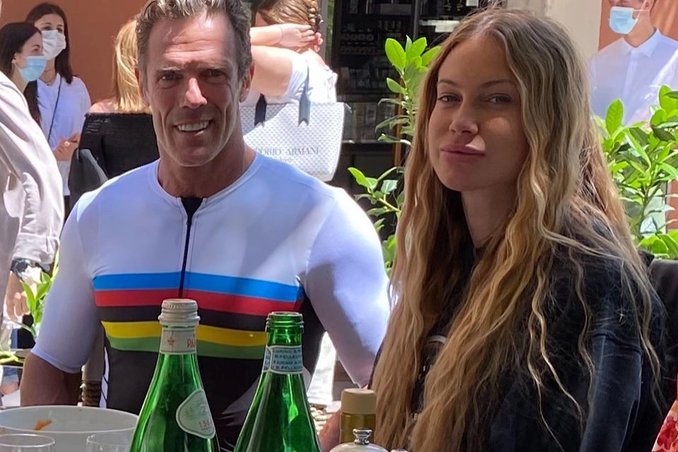 Mario Cipollini con Taylor Mega