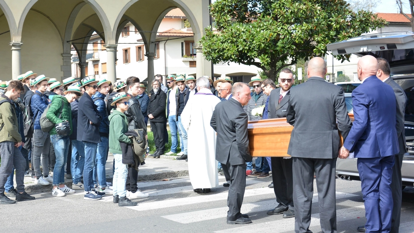 Il funerale di Filippo Baldini (foto Pecchioli/Attalmi)