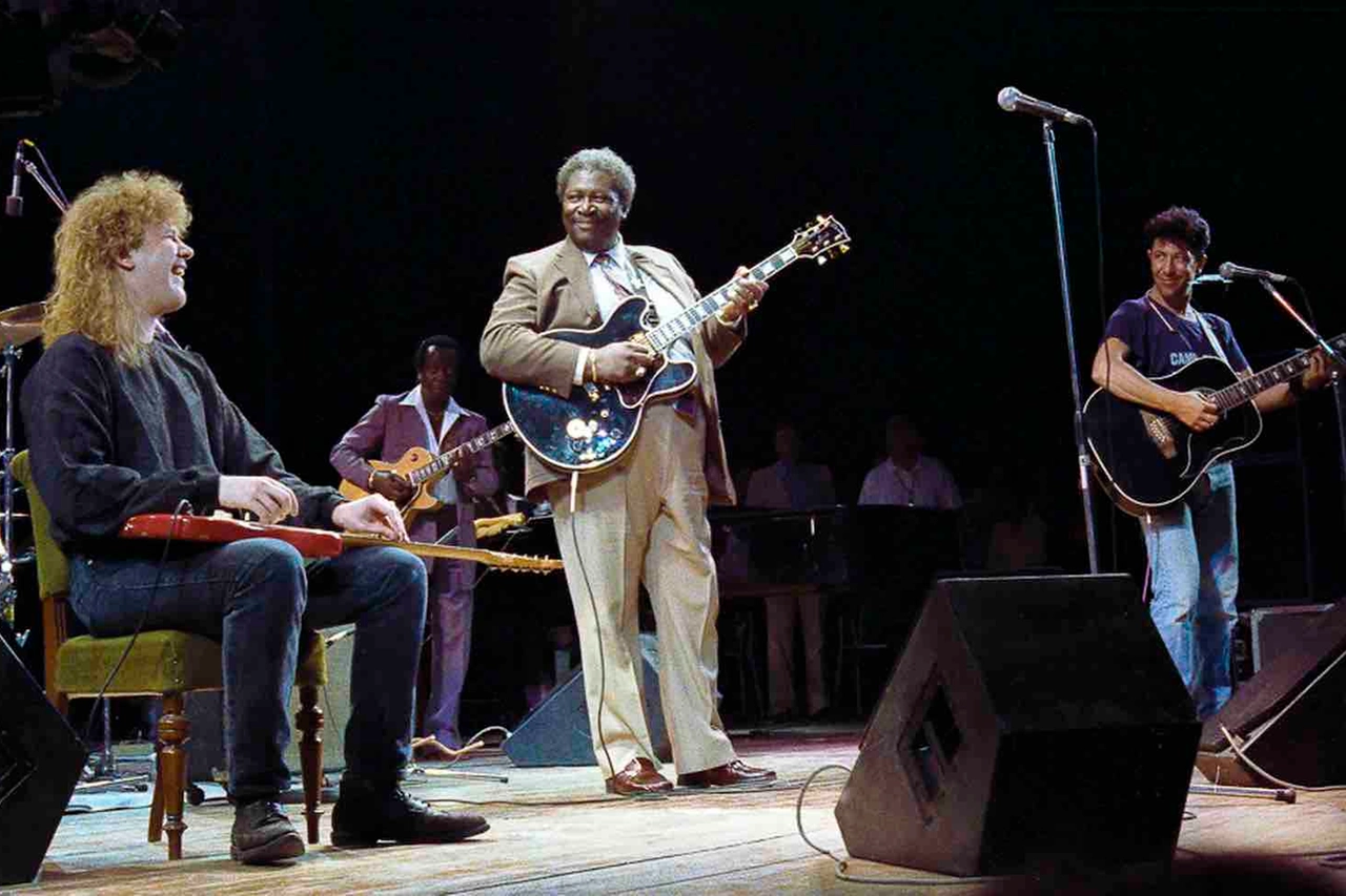 Jeff Healey, B.B. King e Edoardo Bennato al Blues (foto Paolo Benvenuti)