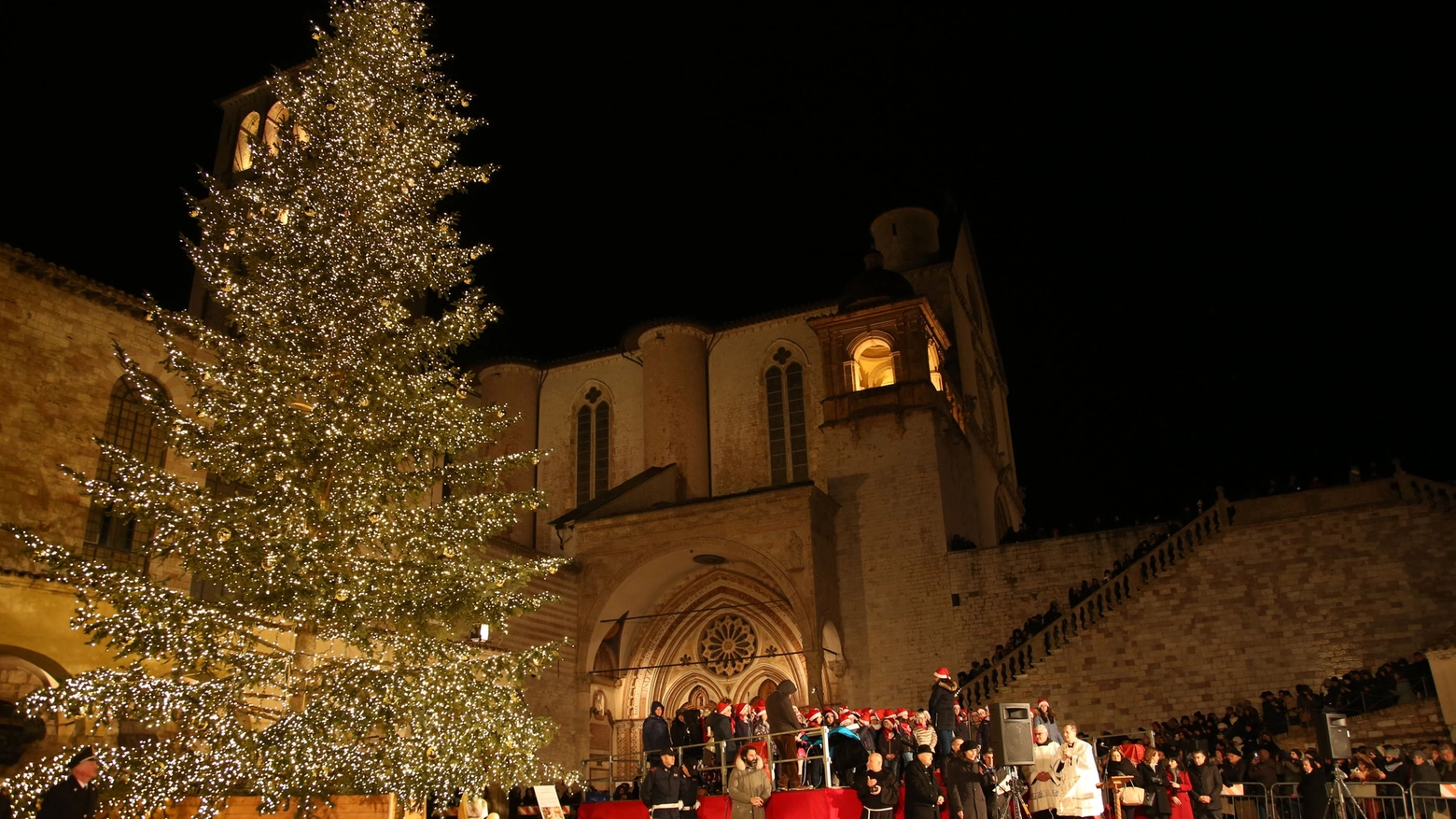 La cerimonia di Assisi