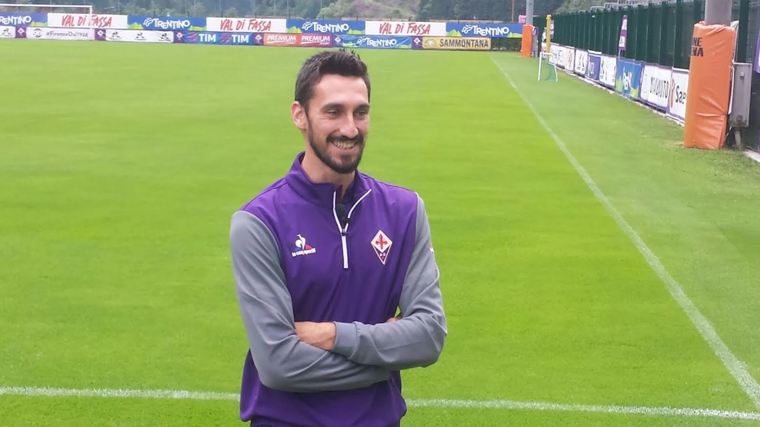 Fiorentina, Davide Astori in ritiro a Moena