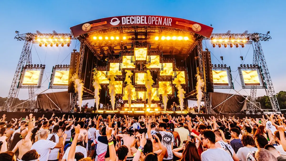 Il palco centrale dell'edizione 2022 del Decibel Open Air Il palco centrale dell'edizione 2022 del Decibel Open Air