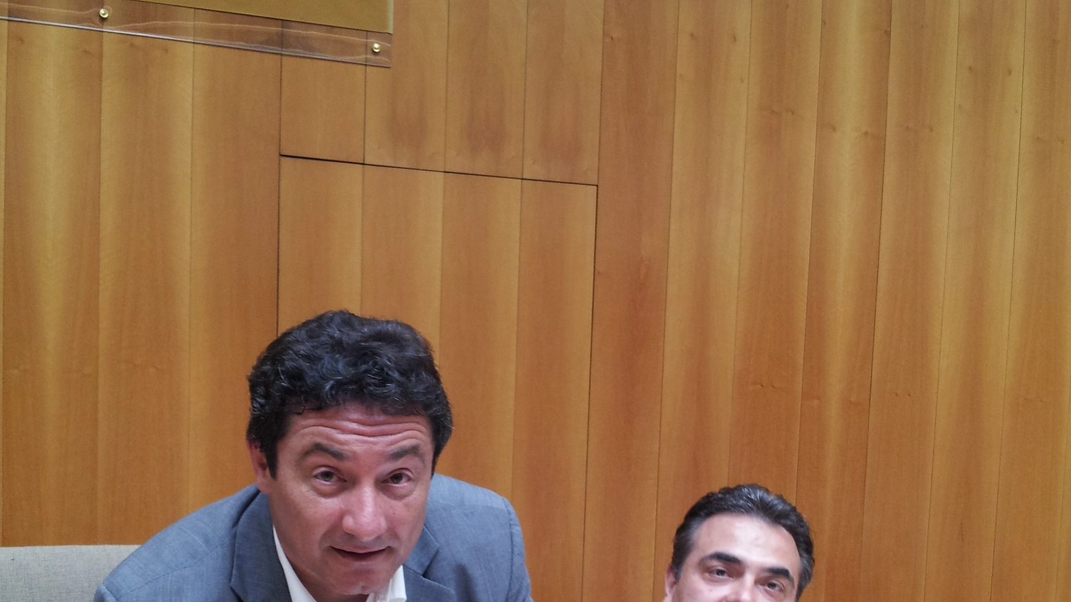 Il presidente dell’Ordine degli avvocati di Siena Nicola Mini e il segretario Paolo Panzieri