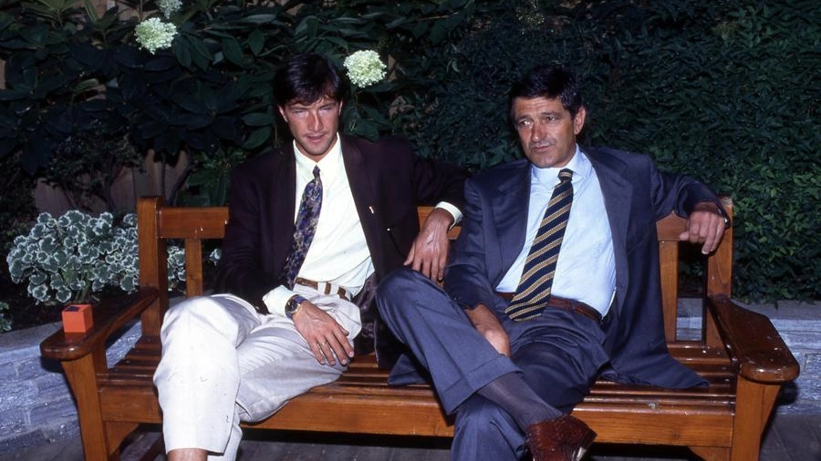 Corrado Orrico con Zenga ai tempi in cui allenava l'Inter