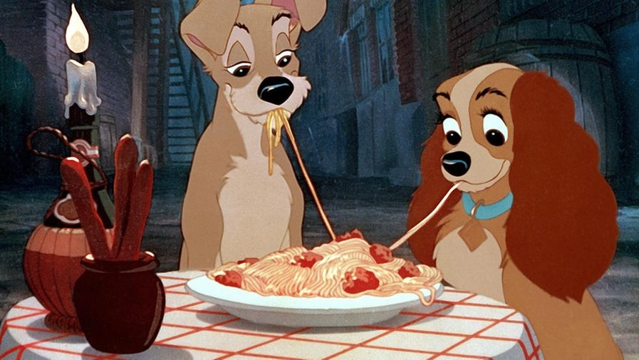 Gli indimenticabili spaghetti di 'Lilli e il vagabondo' - Foto: Walt Disney Studios