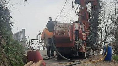 Frana di Caprignano, al via un intervento da 750mila euro Frana di Caprignano, al via un intervento da 750mila euro