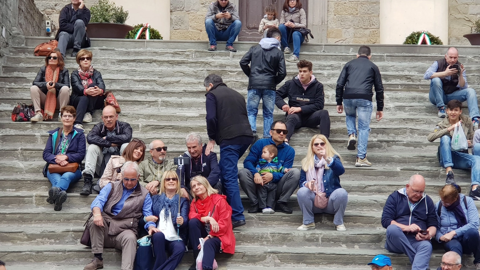 turisti a Cortona 