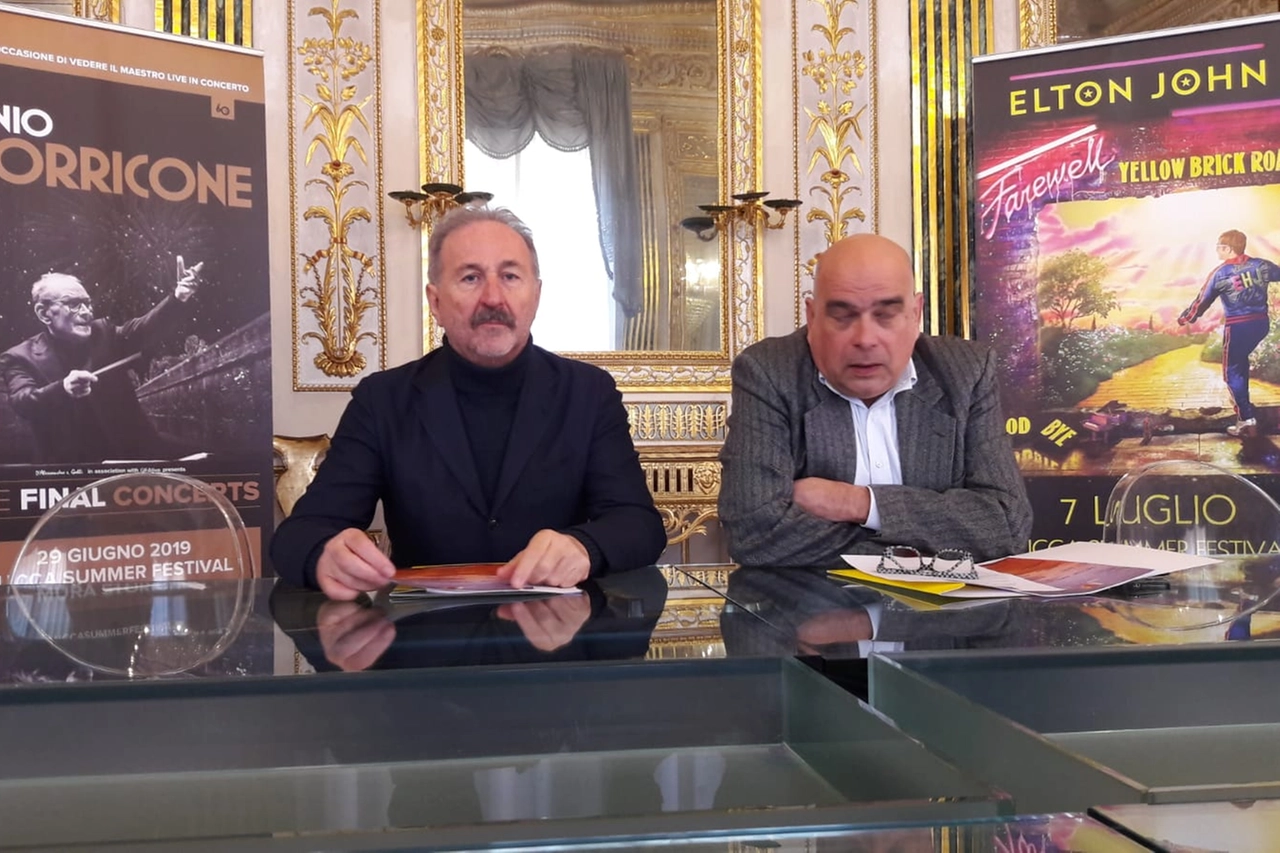 Mimmo D'Alessandro e l'assessore alla cultura Stefano Ragghianti