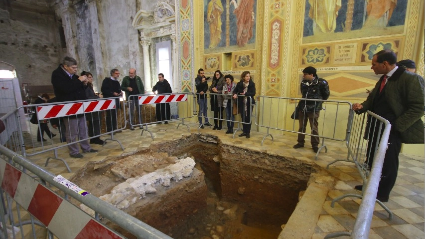 Gli scavi in San Michele Arcangelo