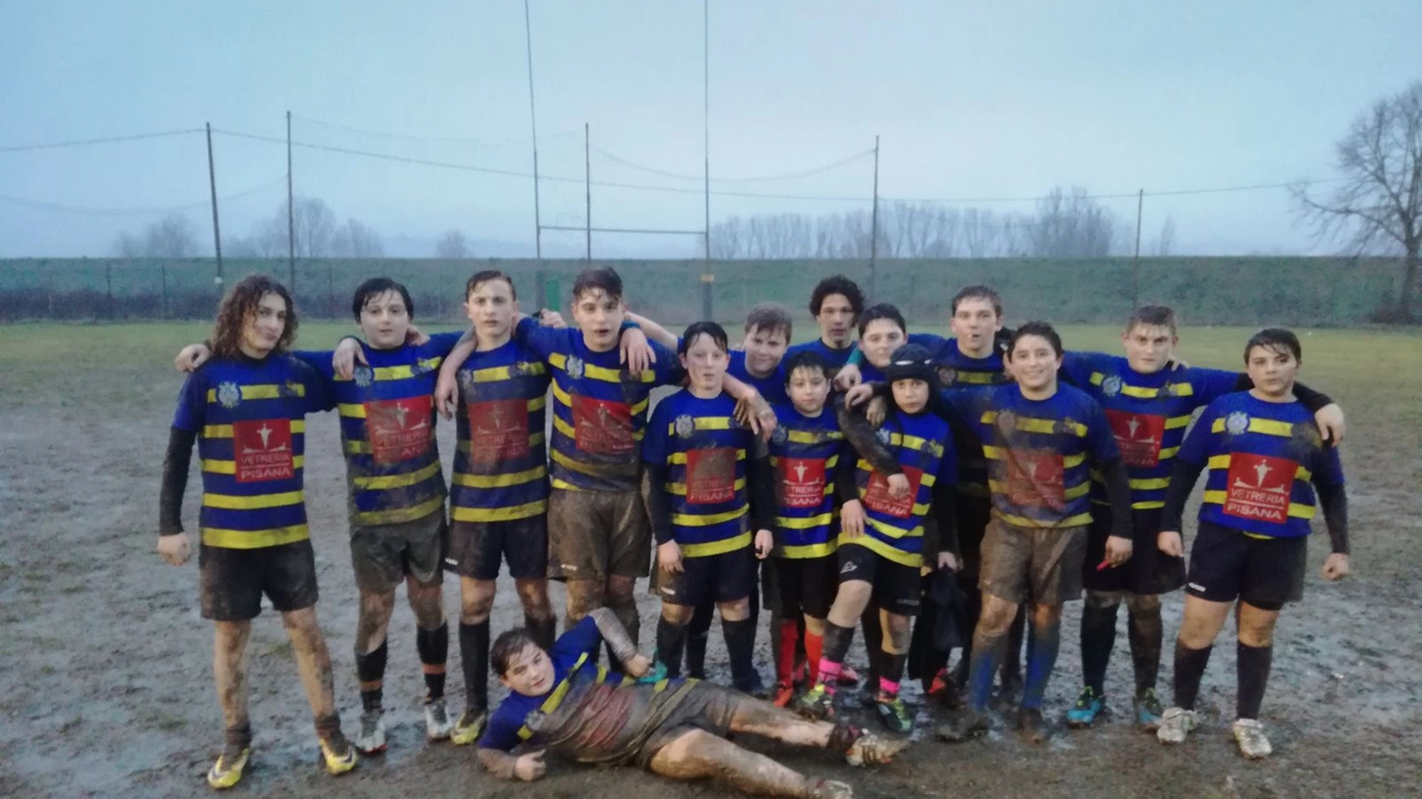 Gli under14 del Cus Pisa Rugby