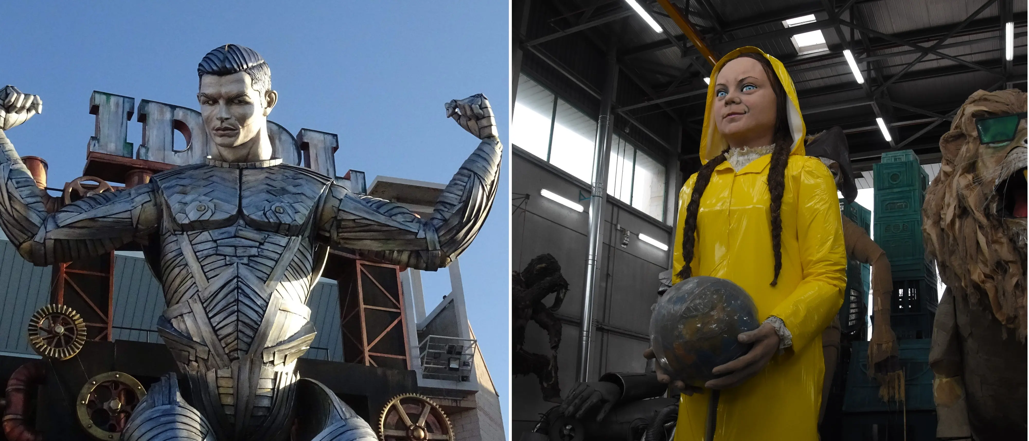 Carnevale di Viareggio 2020: carri per Greta Thunberg e Ronaldo, eccoli