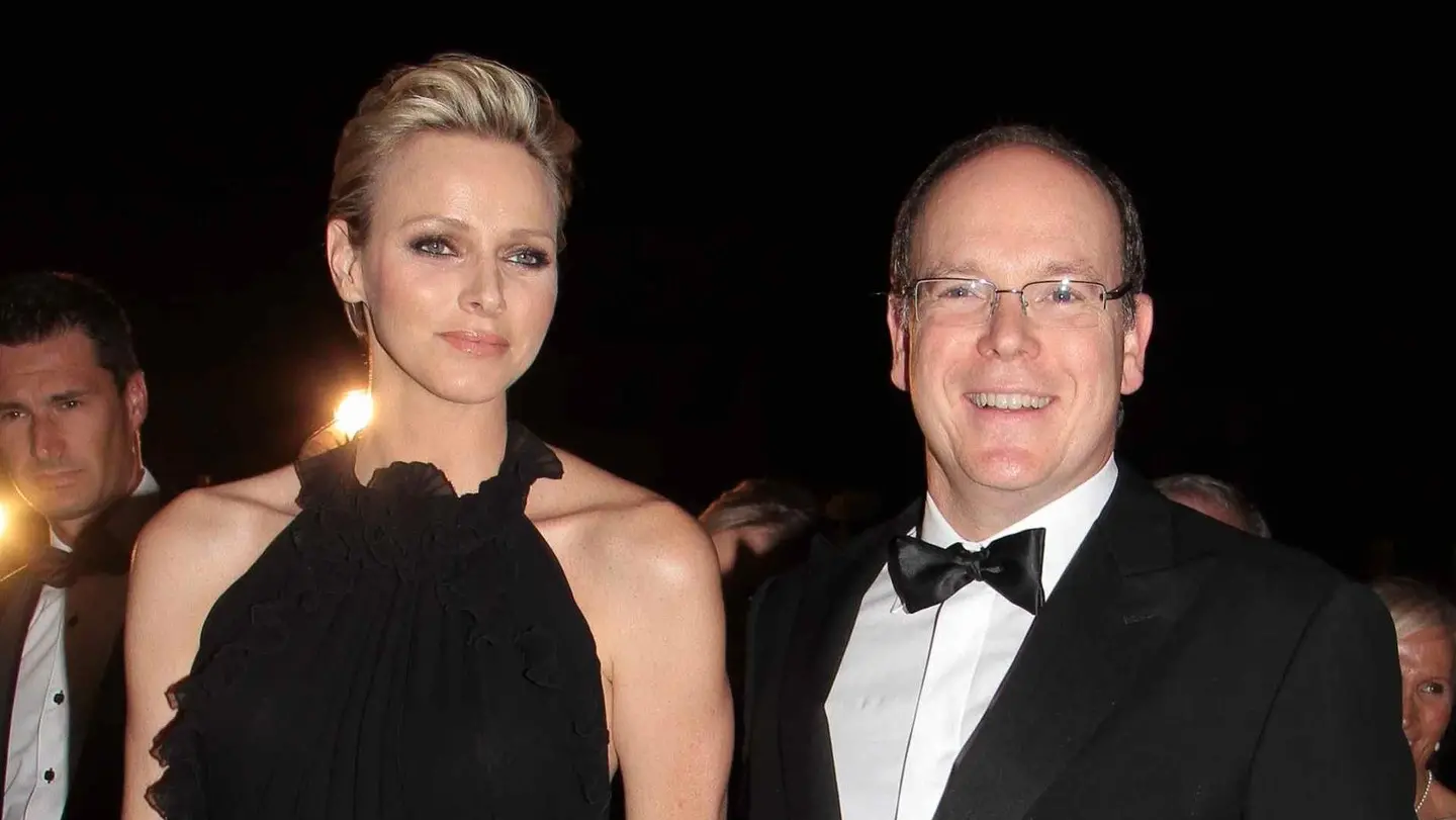 Il principe Alberto Di Monaco e la consorte Charlene Il principe Alberto Di Monaco e la consorte Charlene
