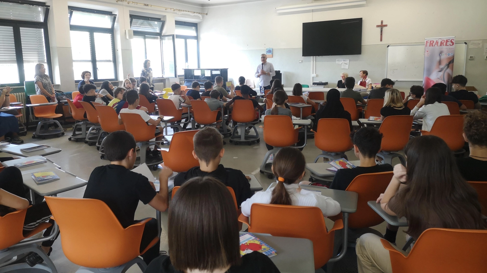 Piccoli donatori di sangue crescono  Il gruppo Fratres entra nelle scuole
