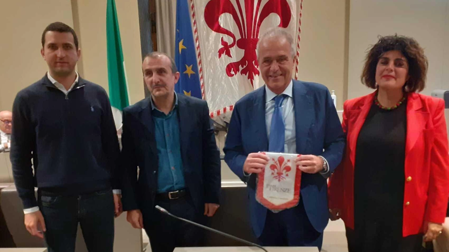 Il saluto di Salvadori in consiglio comunale Il saluto di Salvadori in consiglio comunale