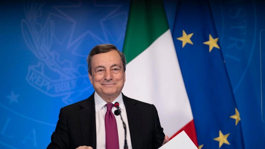 Il presidente del Consiglio Mario Draghi 