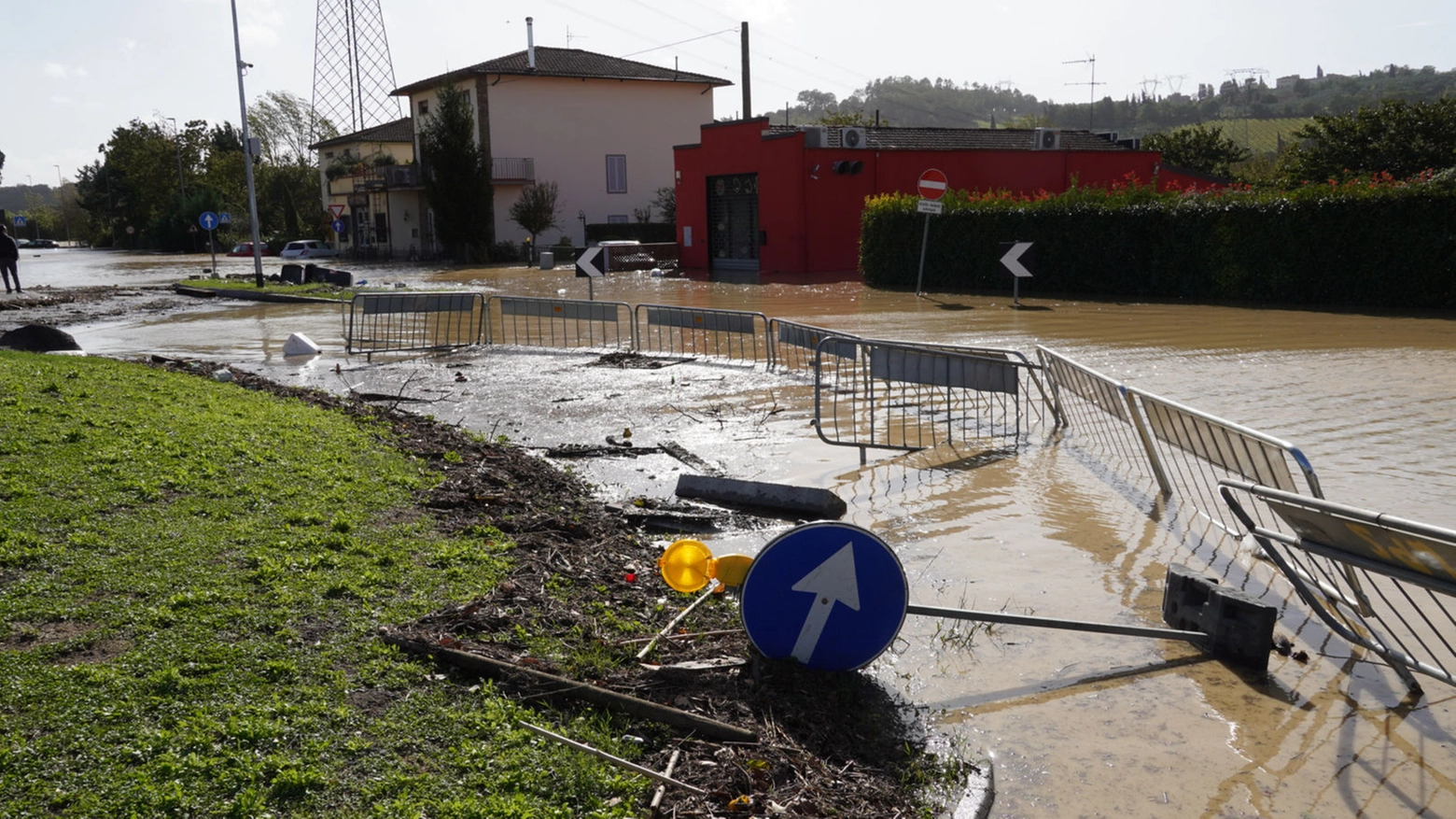 Problemi per il maltempo in provincia di Prato (Foto Tempestini/Attalmi)