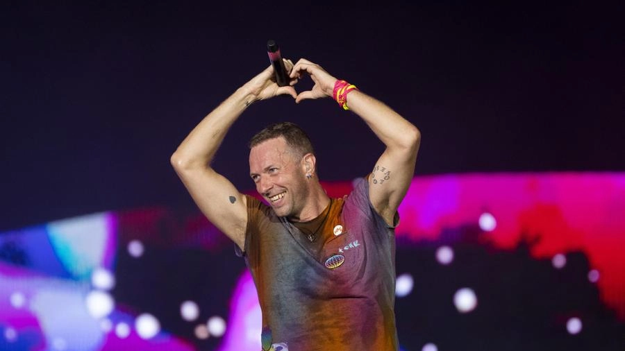 Chris Martin, il cantante dei Coldplay