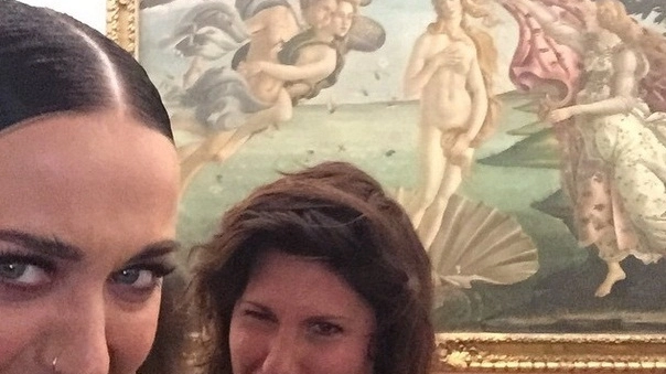 Davanti alla "Nascita di Venere" di Botticelli