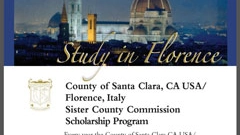 Il flier del bando della Contea di Santa Clara (da https://sistercounties.sccgov.org/)