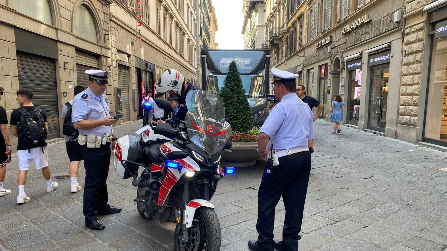 I controlli della polizia municipale