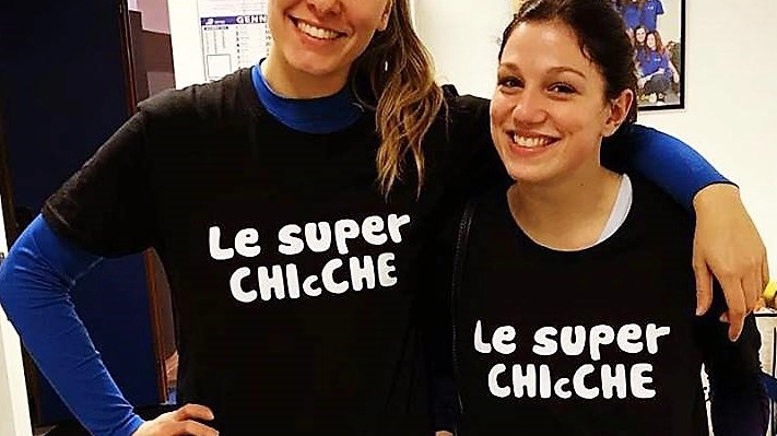 Giulia Cheli e Francesca Chiti del Blu Volley Quarrata