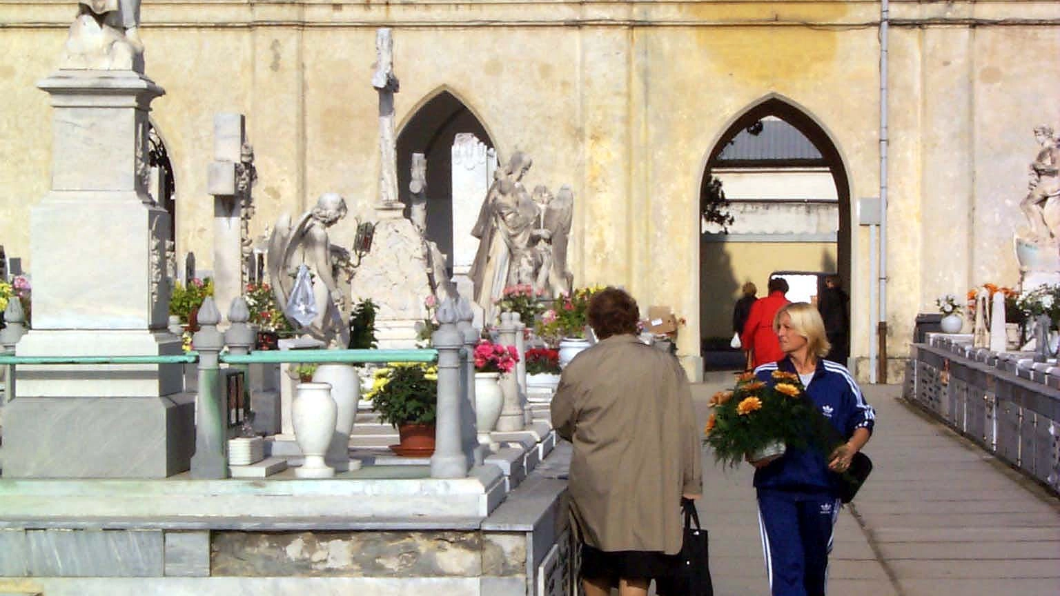Un'immagine del cimitero di Viareggio (Umicini)